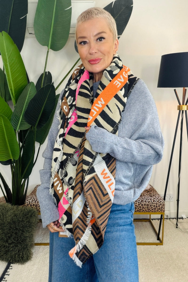 The Big Scarf - Zebra