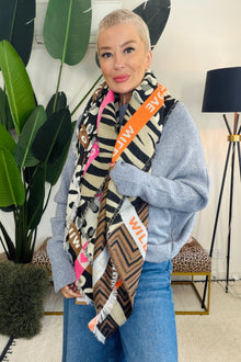 The Big Scarf - Zebra