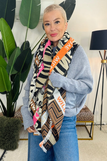 The Big Scarf - Zebra