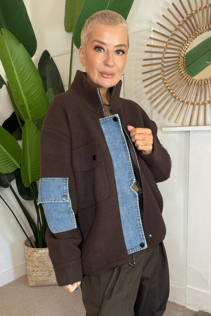 Marnie Luxe Zip Jacket - (PRE - ORDER)