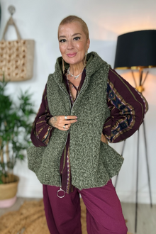 Oslo Hooded Sleeveless Jacket