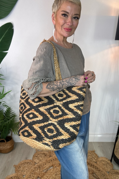 Anaya Jute Bag - Diamond
