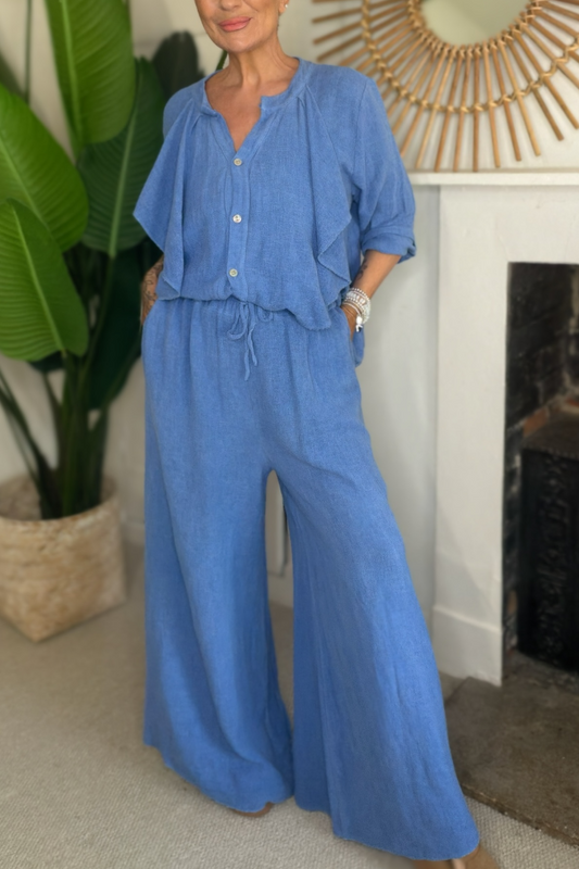 Ruffle Palazzo Co-ord