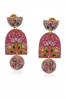 Padma Hand Painted Earrings