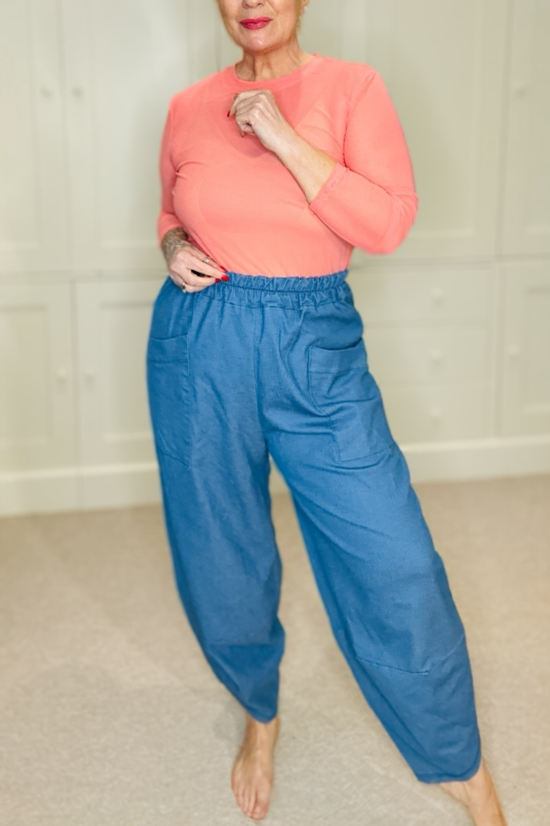 Denim Brooke Balloon Pants