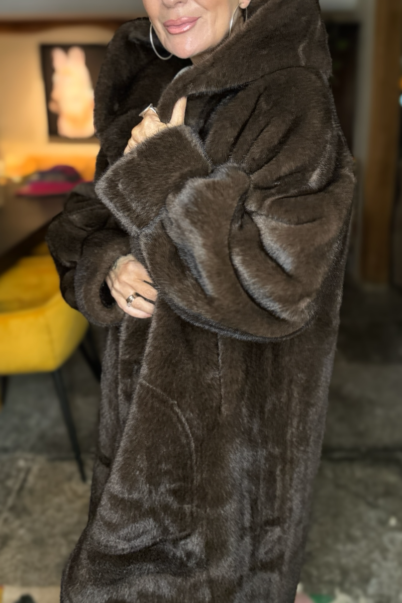 Porta Lux Faux Fur Coat