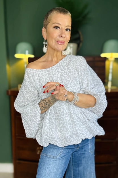 Lola Leopard Print Top