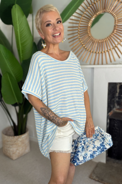 Stripe Relaxed Fit Top