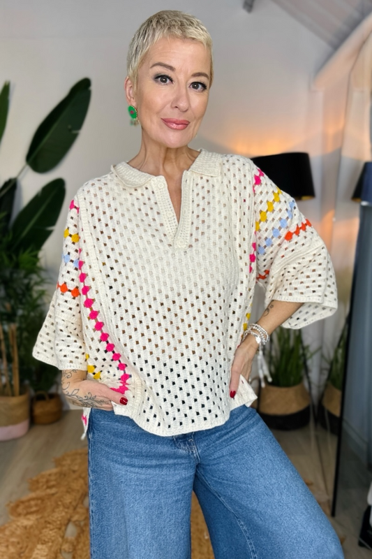 Riviera Crochet Knit