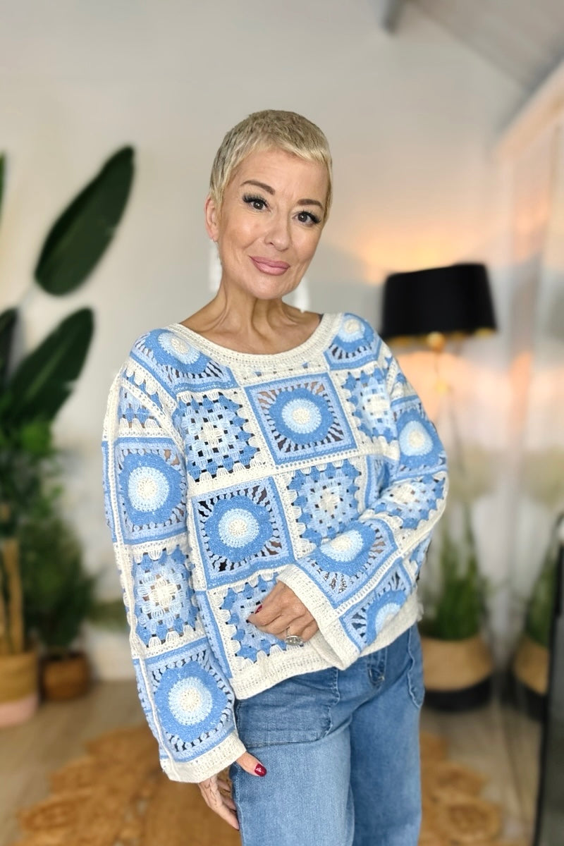 Moonflower Crochet Knit