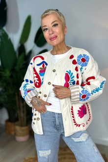 Carmine Velvet Jacket