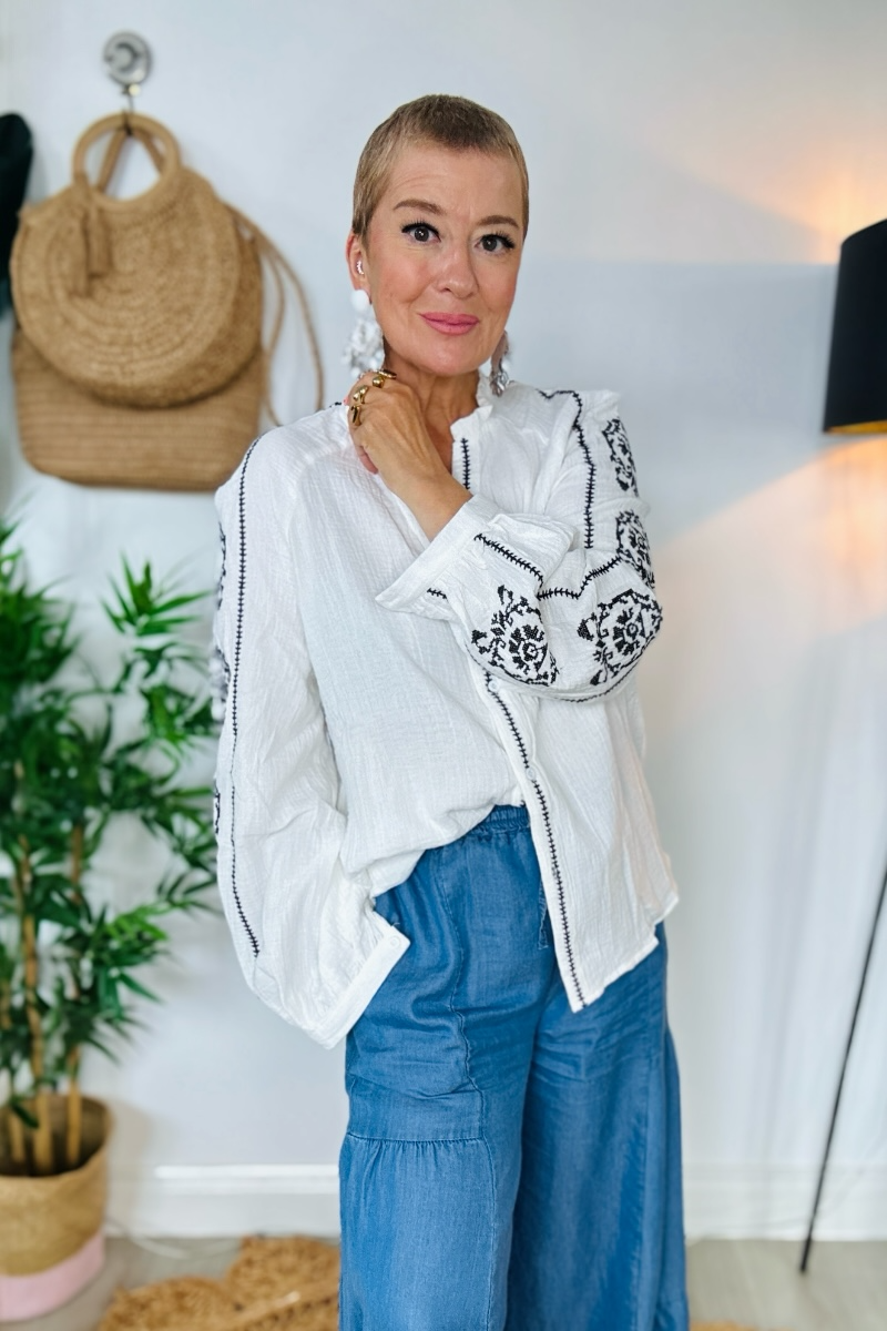 Emily Embroidered Blouse