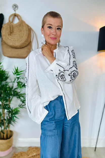 Emily Embroidered Blouse