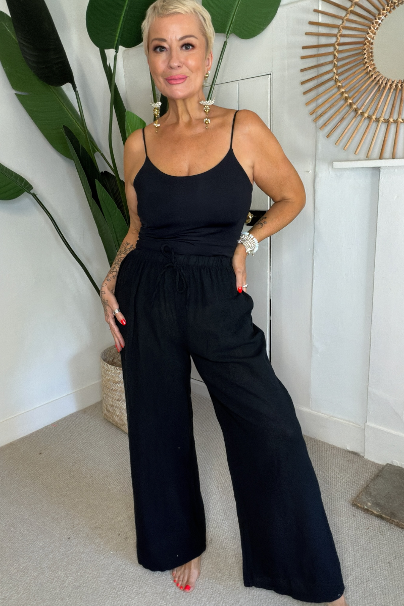 Relaxed Fit Cotton Trousers