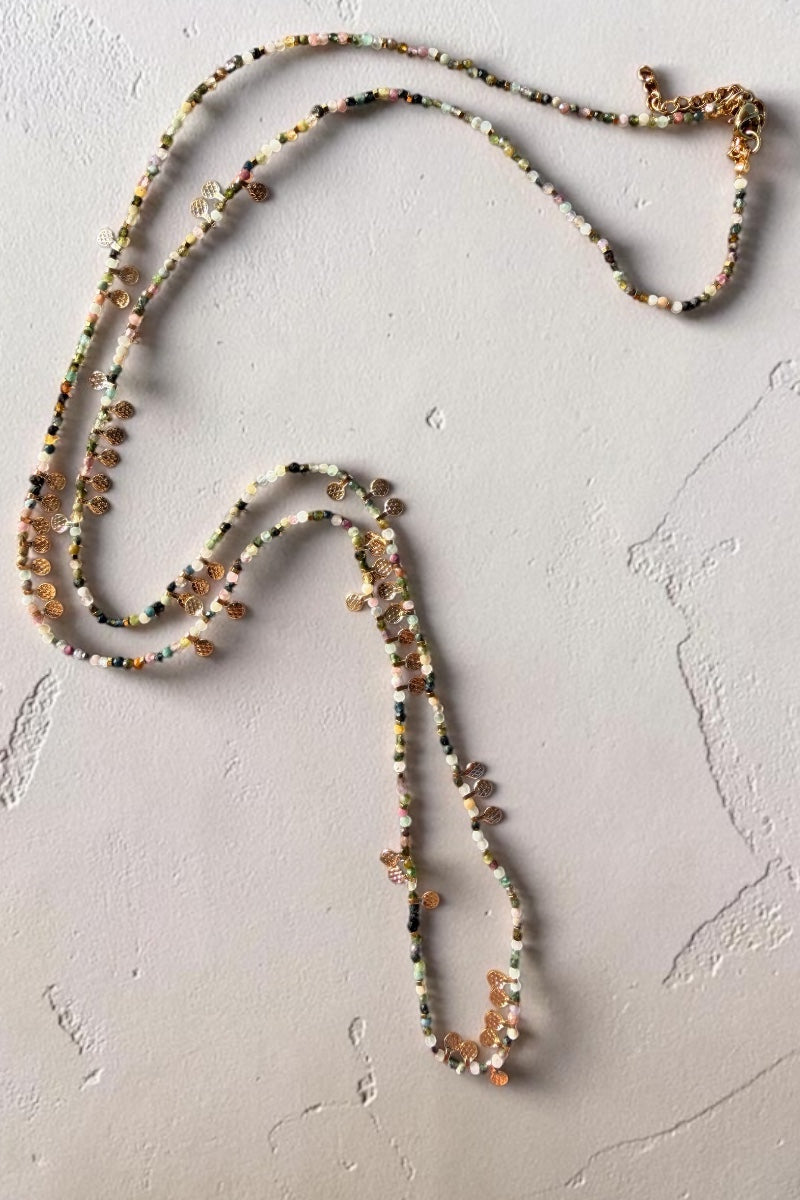 Boho Beaded Long Necklace