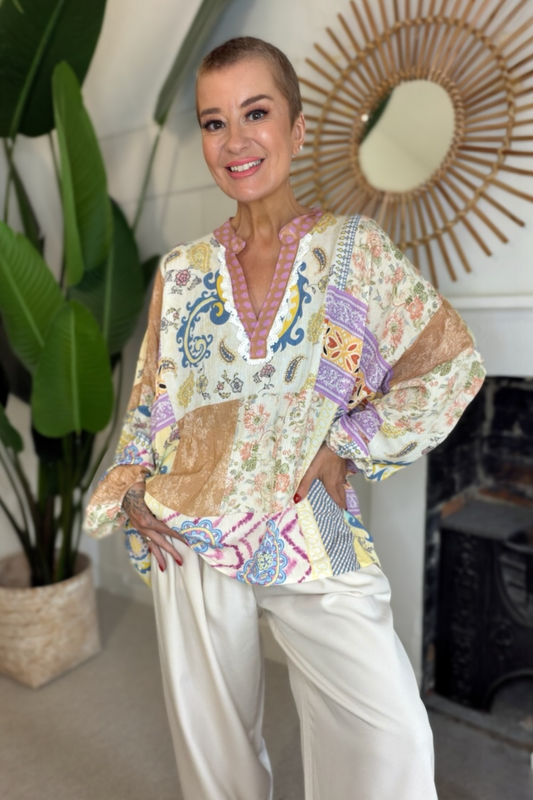 Patchwork Blouse