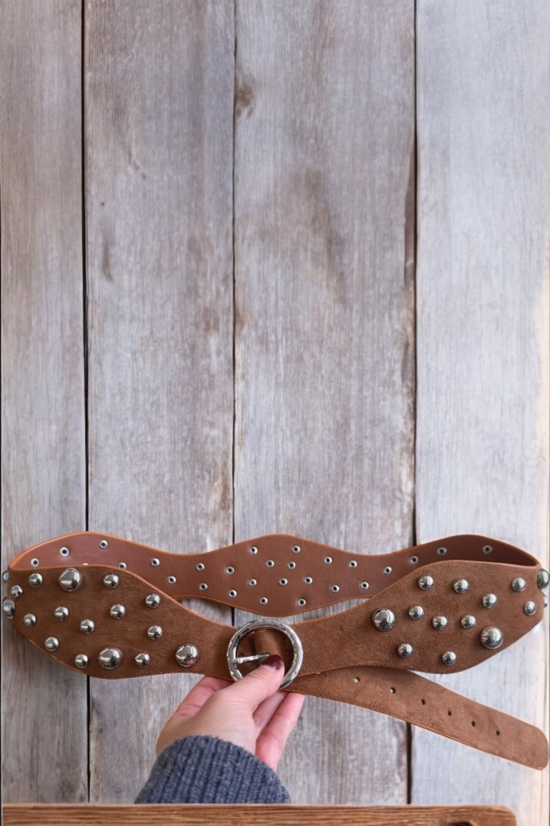 Riva Wave Stud Belt