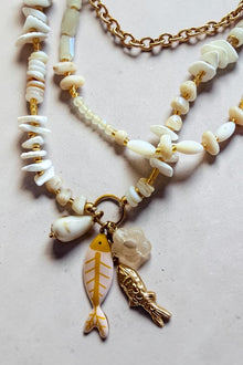 Coastal Keepsake Triple Layer Necklace