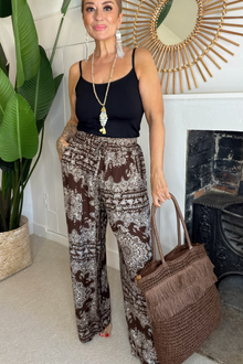 Bandana Wide Leg Trousers