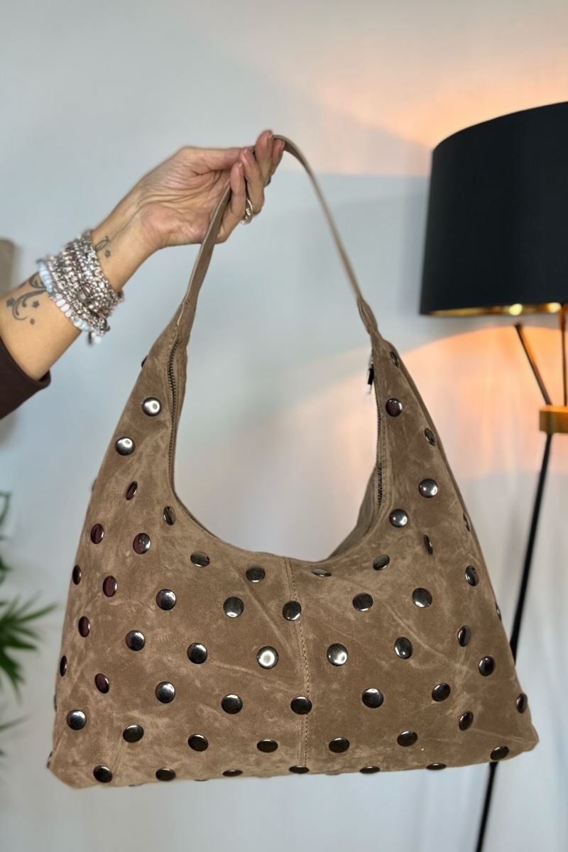 Ginny Studded Shoulder Bag