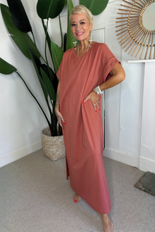 Studded T-Shirt Maxi Dress