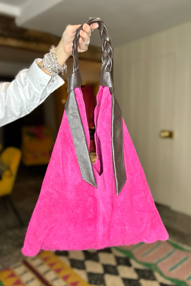 Slouchy Suede Hobo Bag