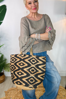 Anaya Jute Bag - Diamond