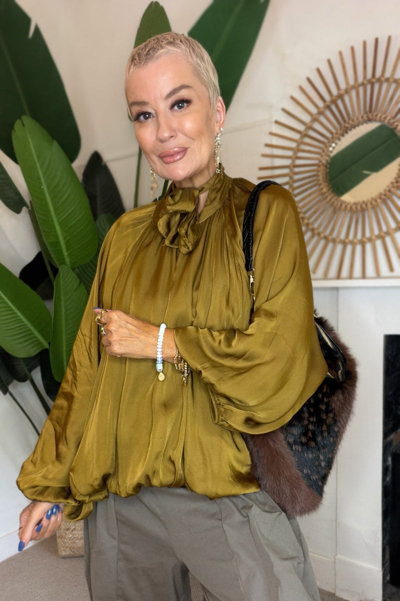Mina Satin Top