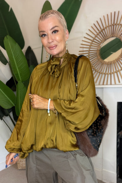 Mina Satin Top
