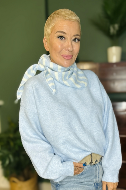 Everyday Stripe Neck Scarf