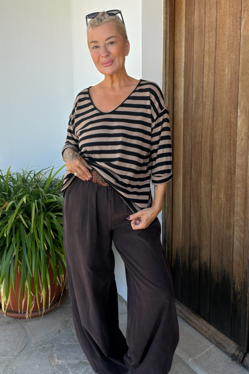 Stripe Slub Top