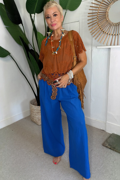 Relaxed Fit Cotton Trousers