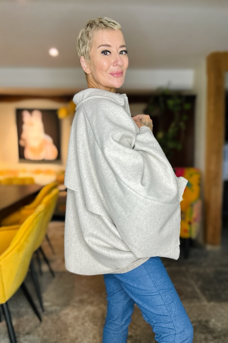 Reeva Poncho Cape Coat