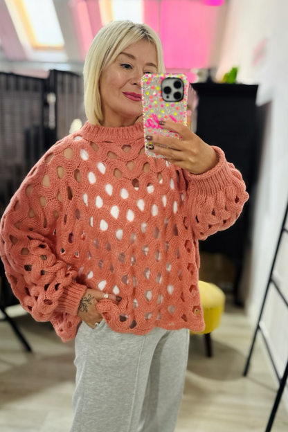 Pia Crochet Jumper