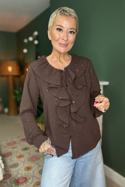 Freida Ruffle Blouse