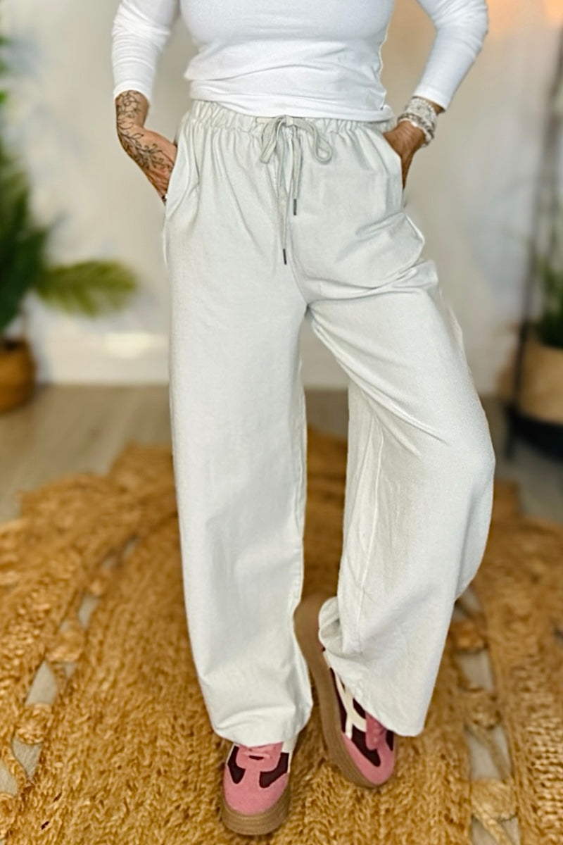 Easy Days Barrel Leg Trousers