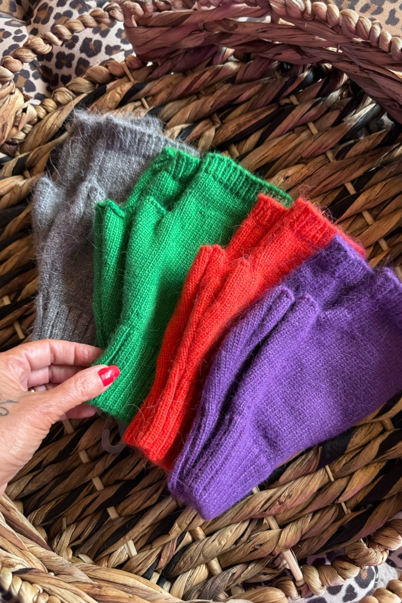 Cashmere Fingerless Gloves