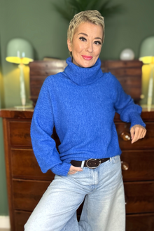 Soft Stretch Roll Neck Jumper