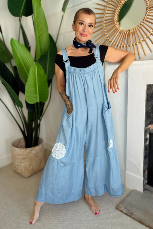 Daisy Denim Dungarees