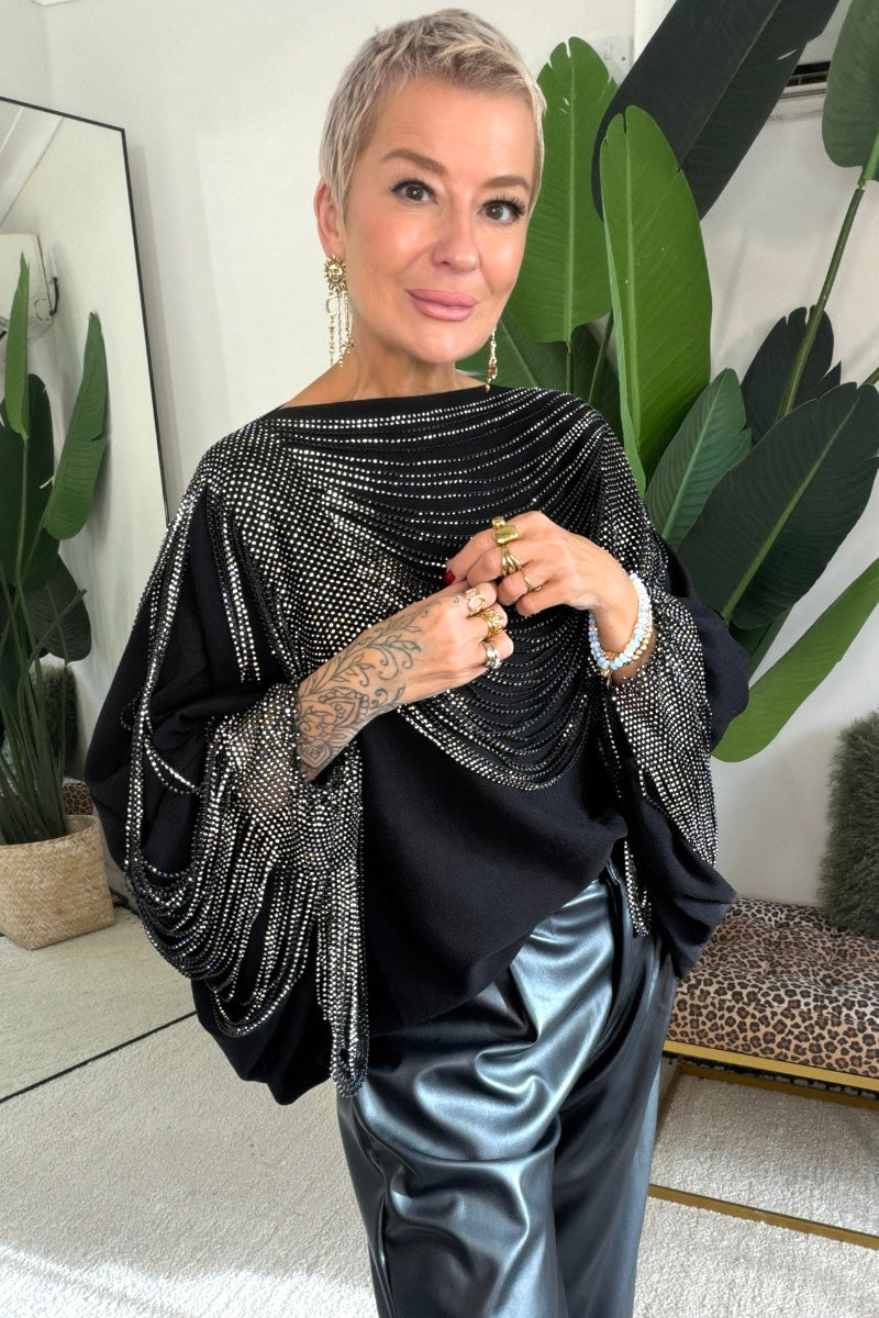 PRE-ORDER Sia Overlay Diamanté Top