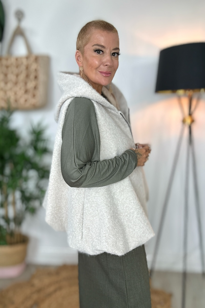 Oslo Hooded Sleeveless Jacket