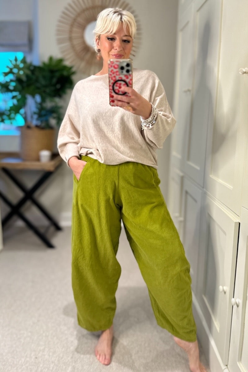 Nadia Cocoon Corduroy Trousers