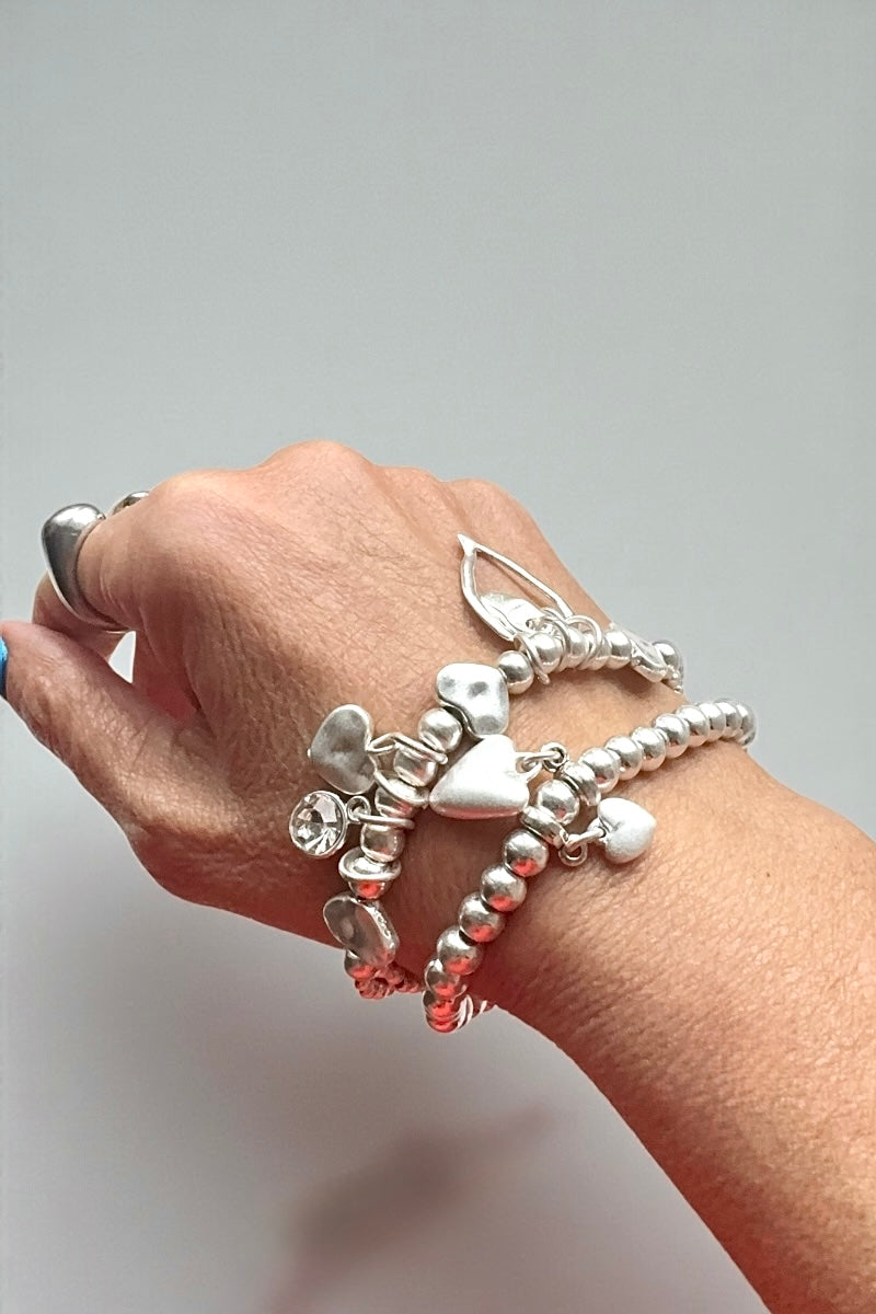 Heart Beaded Bracelet