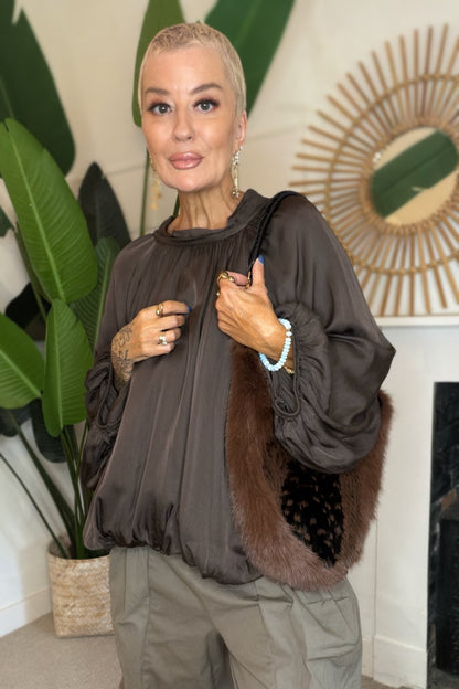 Mina Satin Top