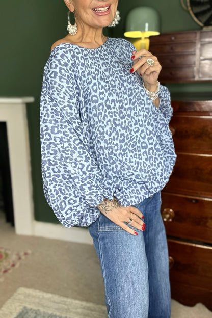Lola Leopard Print Top