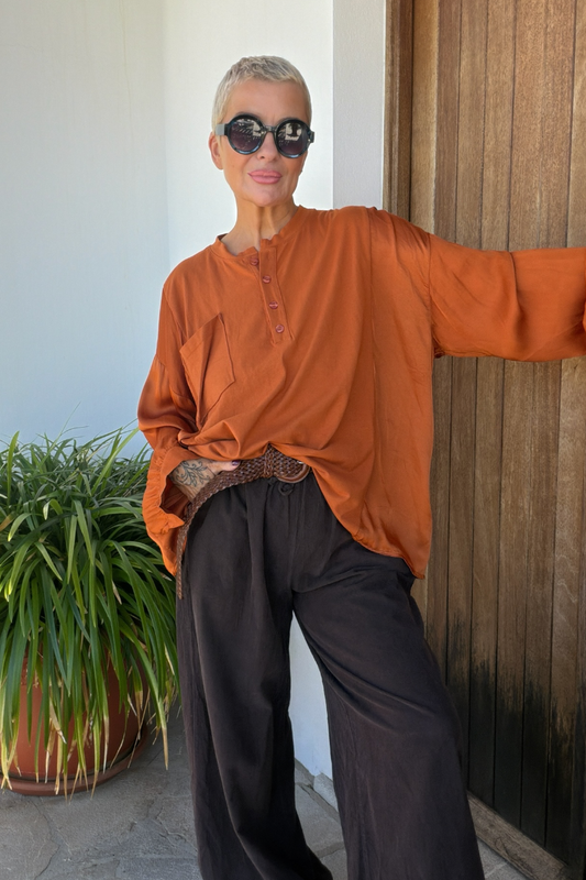 Satin Mix Top
