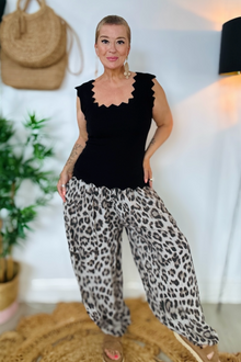 Sienna Leopard Print Harems