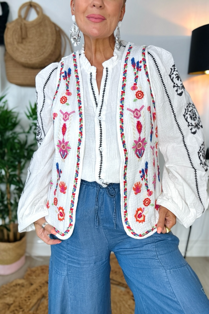 Blaze Embroidered Waistcoat