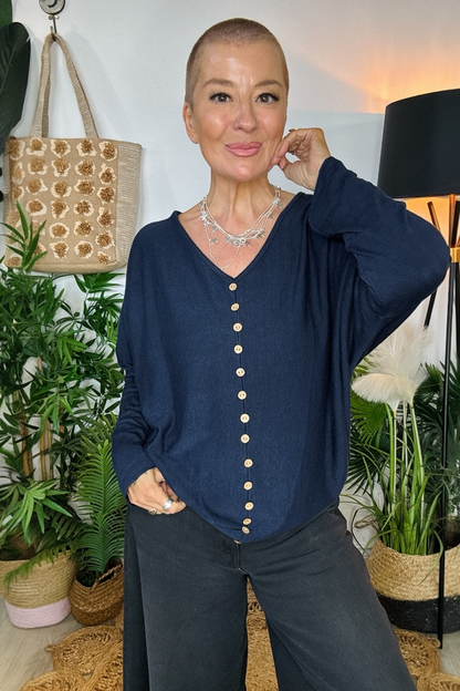 Hope Button Top - PRE-ORDER