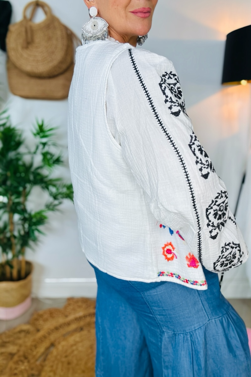 Blaze Embroidered Waistcoat